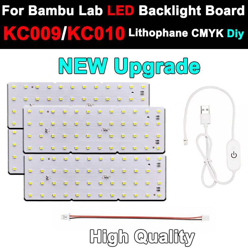 3D Printing Bambu Lab - لمختبر بامبو ليثوفان Led لوحة CMYK