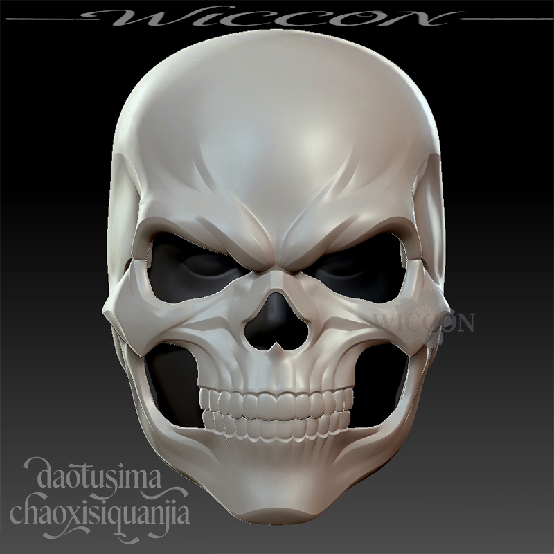 قناع خوذة جمجمة مطبوع ثلاثي ال - مراجعة 3D Printing Mask وسعره