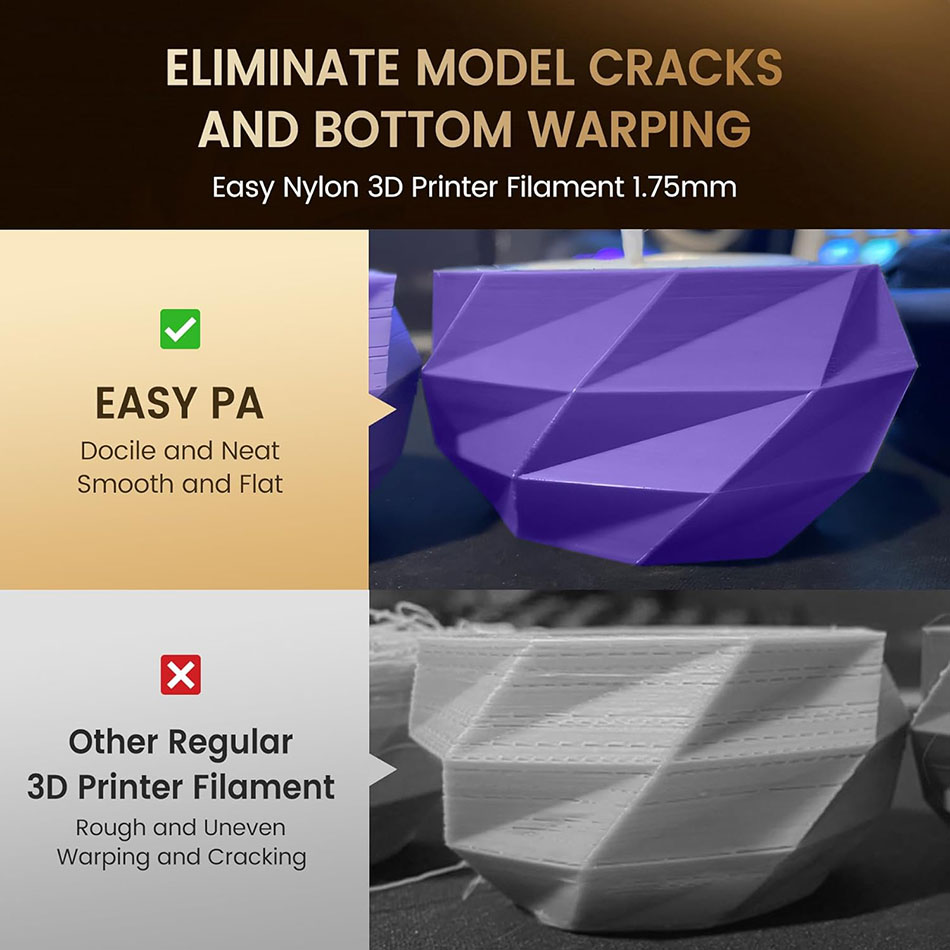 JAYO Easy PA خيوط 1.75 مللي مت - مراجعة 3D Printing Nylon وسعره