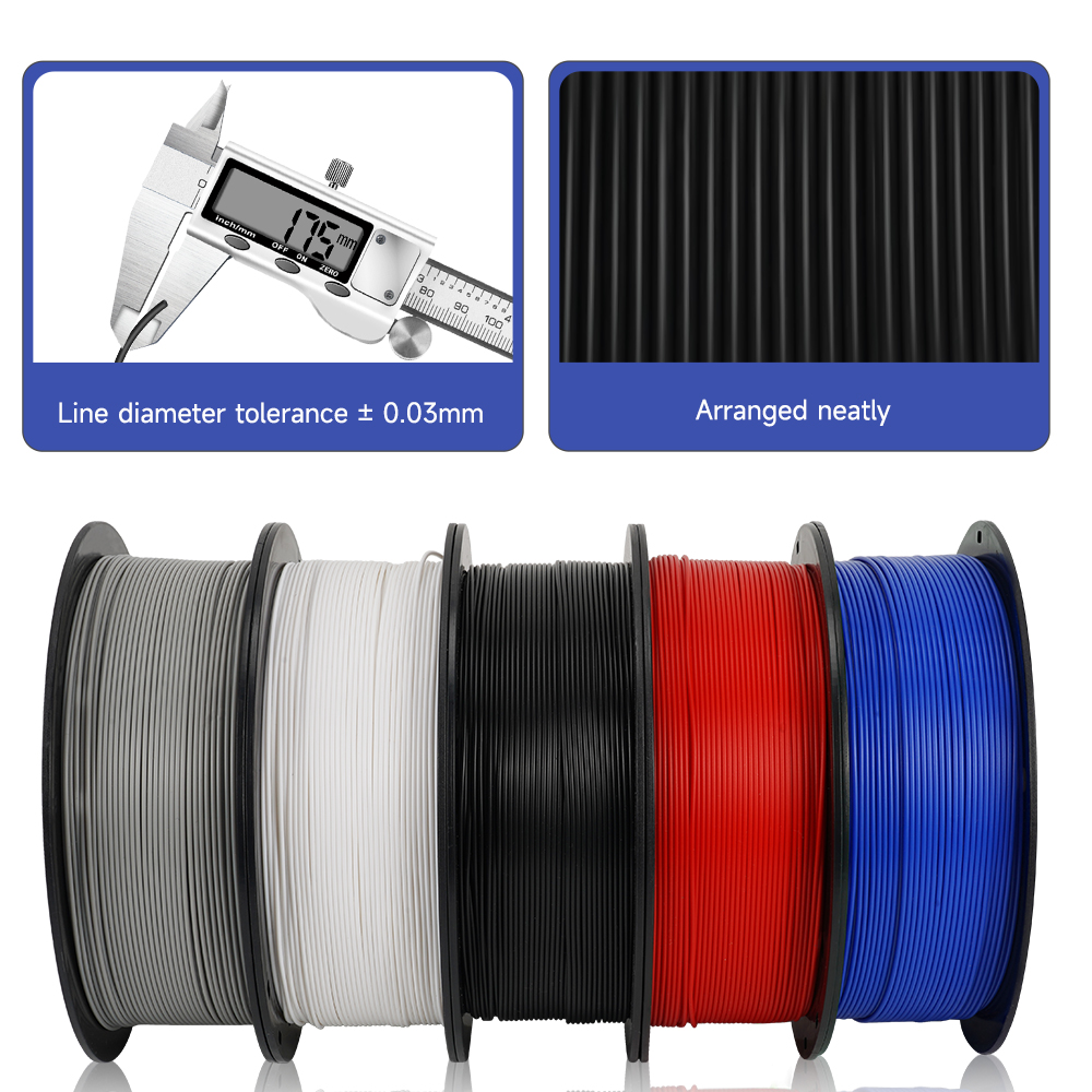 5 كجم مزيج الألوان PLA خيوط 1  - مراجعة 3D Printing Nylon وسعره